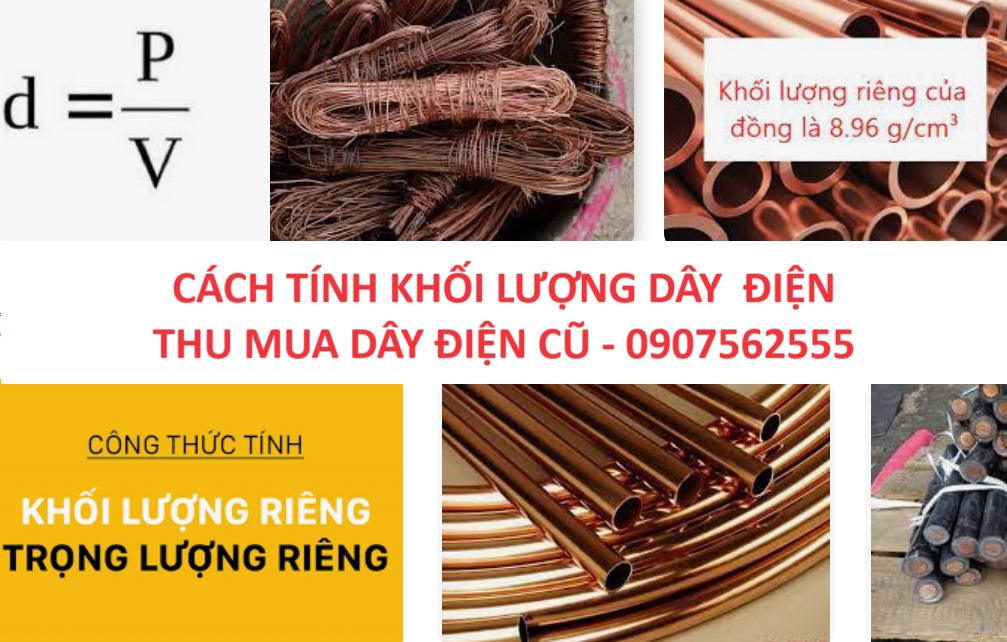 Cách tính khối lượng dây điện